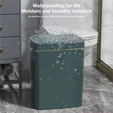 2025 Nieuwe 15L Slimme Prullenbak Automatische Aanraakloze Sensor Waterdichte Prullenbak Badkamer Keuken Slaapkamer.