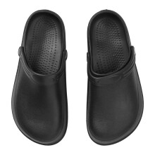 (3 UK-4 UK, Black) Premier Unisex Adult Anchor Non Slip Chef's Clogs