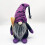 Halloween Gnome Ornament Purple Spider Bat Design Faceless 2