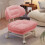 Ergonomic Pink Backrest Cushion 12.6x13.8x19.7 in 2