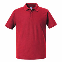 (XL, Classic Red) Russell Mens Authentic Eco Polo Shirt