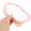 Pink Makeup Mirror with Wavy Frame Desktop Vanity 3
