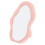 Pink Makeup Mirror with Wavy Frame Desktop Vanity 8