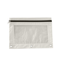 Oxford Pencil Case 3-Hole Zipper Binder Bag Set 2-Pack