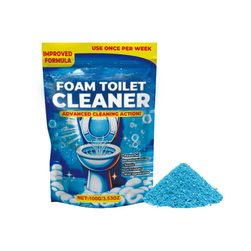Foam Toilet Cleaner Deodorizing Stain and Limescale Remover 1