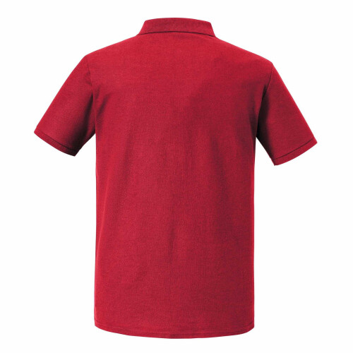 Russell (M, Classic Red) Russell Mens Authentic Eco Polo Shirt 1