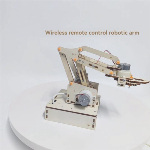 DIY Wireless Remote Control Mechanical Arm Model Kit for Kids Physics Experimental Tool Kit Children Learning DIY Kit 1