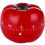 Tomato Egg Timer Mechanical 1 Pack Red 6.3 x 4.5 cm 1