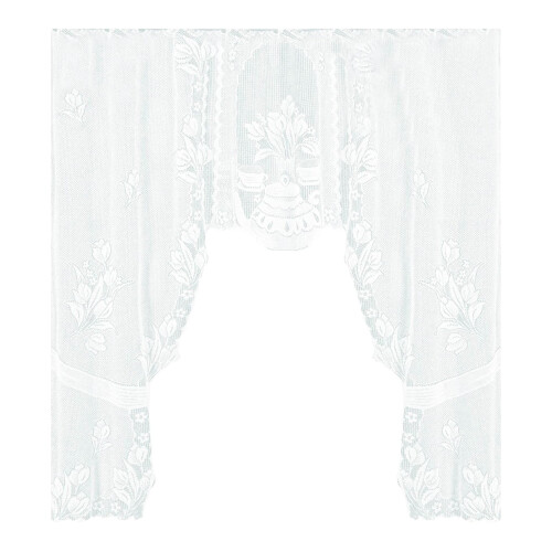 Lace Curtain for Kitchen Bathroom Bedroom Dining Cafe Decor