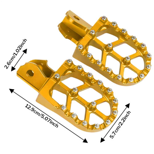 Adjustable Motorcycle Foot Pegs for Highway Track Cruising 1