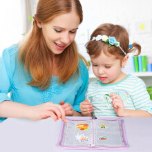 Sticker Storage Binder with 90 Pockets and Zipper