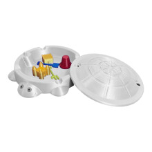 Mini Turtle Sandbox Desktop Toy White