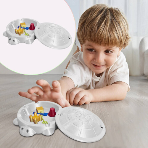 Mini Turtle Sandbox Desktop Toy White 1