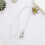 Eyeglass Chain for Women White 1 Piece 2