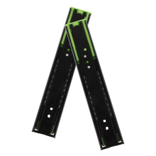 Bottom Mount Drawer Slides Pair Smooth Bearing Multi-Color