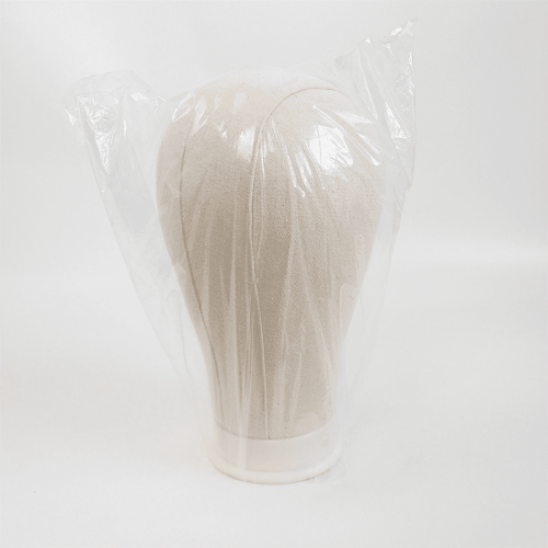 Mannequin Head Canvas Plastic 23 inch Creamy White 2