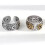 Silver Five Emperors Copper Coin Ring Korean Retro Unisex 5