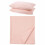 Ikea Dvala Bedding Bundle: King-Size Light Pink Flat Sheet (240X260Cm) & 2-Pack Pillowcases 2