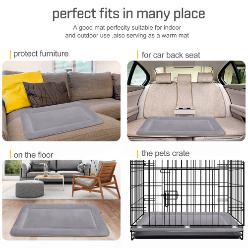 Pet Mat Plush Warm Dog Bed Medium Small Large 2