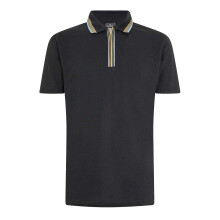 (S, Black) Paul Smith Mens Quarter Zip Polo Shirt