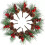 Red Berry Pinecone Picks with Pine Needles 10-Pack 1