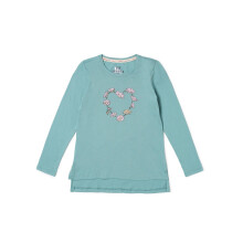 Jockey Girl'S Super Combed Cotton Graphic Printed Regular Fit Full Sleeve T-Shirt_Style_Ug11_Oil Blue_11-12 Yrs