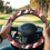 Steering Wheel Cover Camo Red Black Elastic Universal Fit 1