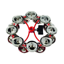LP Latin Percussion LP Tambourin City Hi-Hat Ring 5"""" Double Row 16 Pairs Steel jingles mountable LP191NYD