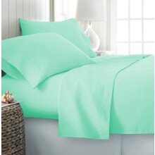 Knight Kavalier 4 Pieces Egyptian Cotton Sheets Queen Size Bedsheet Set 400 Thread Count Luxury Hotel Bed Sheets Set Deep Pocket Sheet & Pillowcase