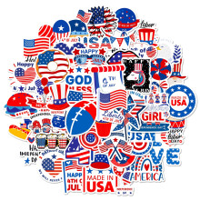 American Independence Day Stickers Pack - Heart Butterfly