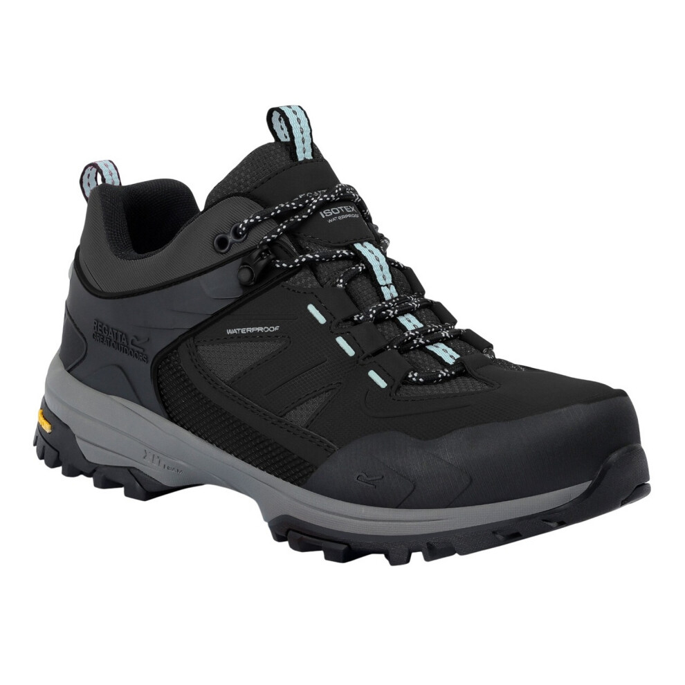 Regatta (3 Uk, Black/Aqua) Womens/Ladies Regen Low Walking Shoes