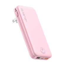 Power Bank 12000mAh PD20W with AC Plug USB-C I/O