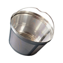 Reusable Round Coffee Filter Basket 304 Stainless Steel
