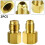 R134A to R12 Fitting Adapter Set 2 pcs 2