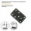 Enhanced Durability Hotend Base for  A1/A1  Composite Stone Material 3D Printer Parts 7
