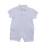 (9 months, Blue) Mintini Baby Tipped Romper Set 1