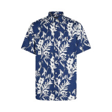 Tommy Hilfiger Mens Tropical Floral Regular Short-Sleeved Shirt