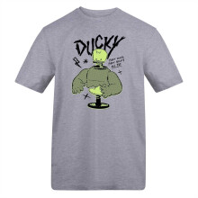 (S, Grey) Toy Story Unisex Adult Ducky T-Shirt