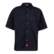 Dickies Mens Denim Short-Sleeved Shirt