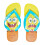SpongeBob SquarePants SpongeBob SquarePants Childrens/Kids Rubber Flip Flops 3