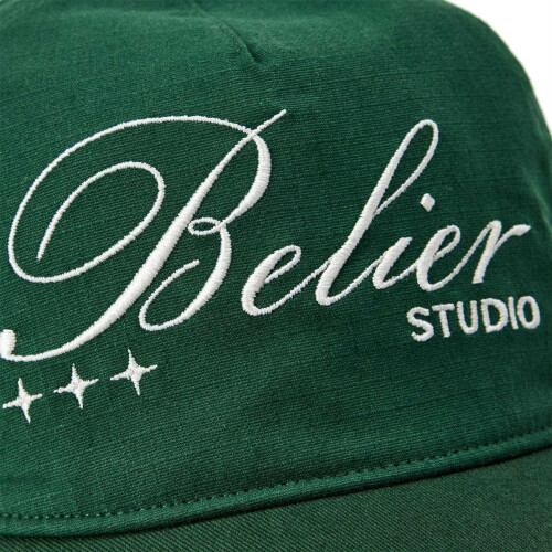 (One Size, Green) Belier Cotton Baseball Cap 2