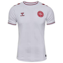 (S, White) Hummel Mens 2025 Denmark Away Shirt