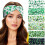 St. Patrick's Day Headband Green Shamrock Print Adjustable 5