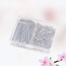 Wig T Pins Silver Plastic Jewelry Display 150pcs