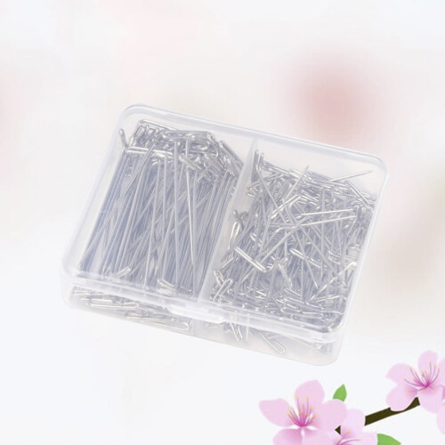 Wig T Pins Silver Plastic Jewelry Display 150pcs