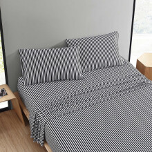 Marimekko - Queen Sheet Set Premium Cotton Percale Bedding Set With Matching Shams Lightweight & Breathable Bed Essentials (Ajo Black Queen)
