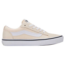 (6 UK, Cream) Vans Womens/Ladies Vero Side Stripe Canvas Trainers