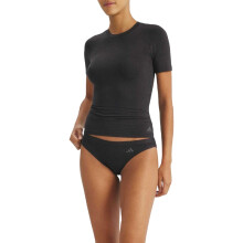(S, Black/White) Adidas Womens/Ladies Active Modal Briefs (Pack of 2)