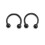 Nose Septum Ring Lip Nipple Eyebrow Lobe Horseshoe Piercing 1