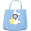 Khaki Bear-Shaped Pet Canvas Shoulder Bag M 1